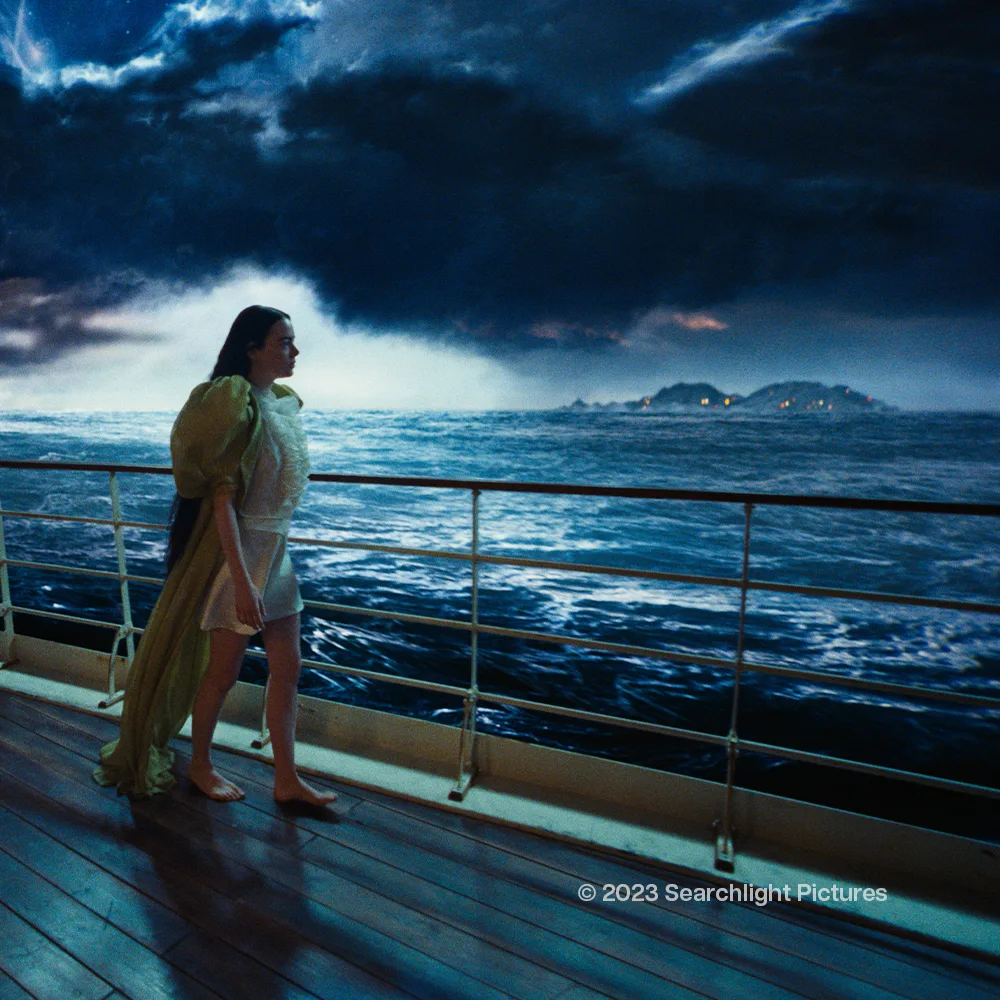 Emma Stone in Poor Things 35mm Ektachrome Andec Cinegrell 35mm Ektachrome E6