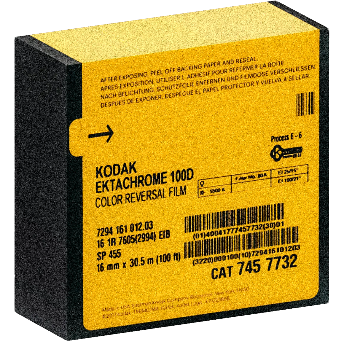 Kodak 7294 Ektachrome Motion Picture FIlm 16mm, 35mm, Cinefilm, Bolex
