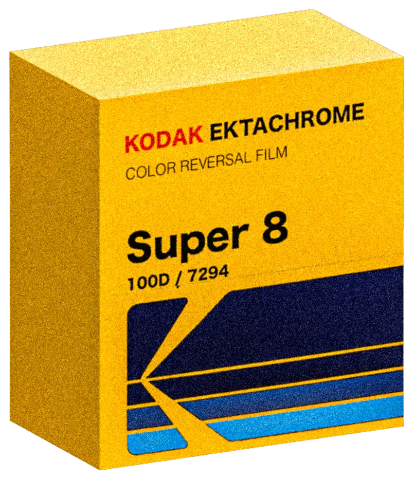 Kodak Vision3 Super8 Ektachrome 100D Filmkassette
